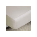 Ivory - Back - Belledorm 200 Thread Count Egyptian Cotton Fitted Sheet