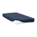 Navy - Front - Belledorm 200 Thread Count Egyptian Cotton Fitted Sheet