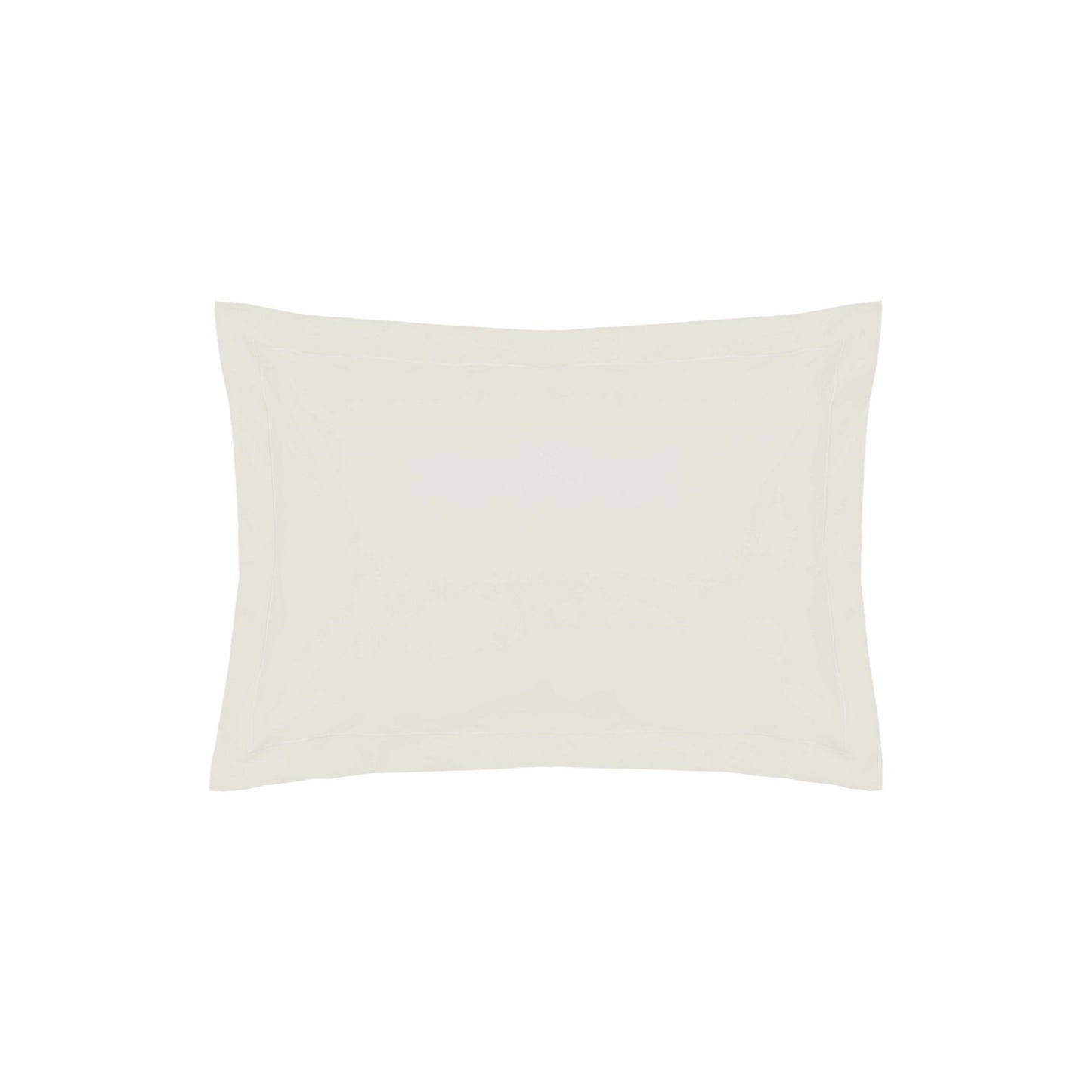 Ivory - Front - Belledorm 200 Thread Count Egyptian Cotton Oxford Pillowcase