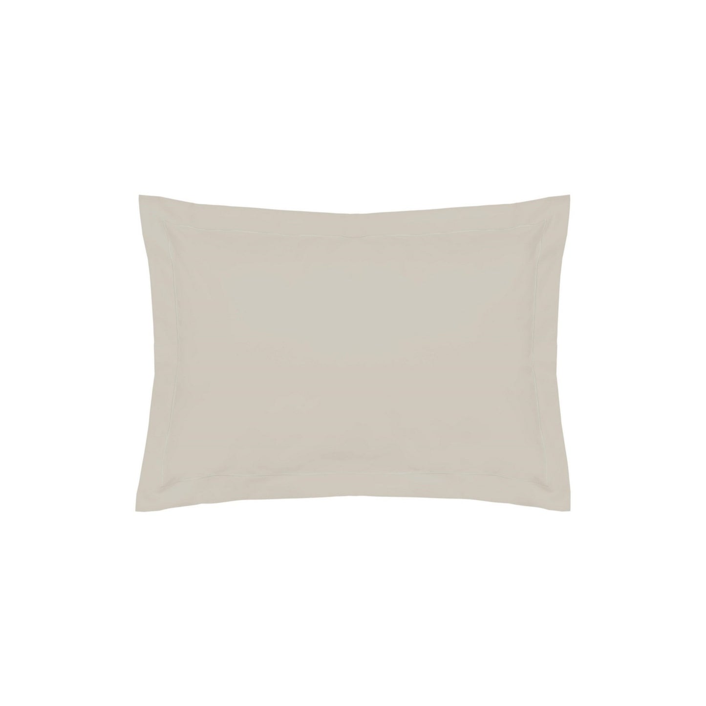 Oyster - Front - Belledorm 200 Thread Count Egyptian Cotton Oxford Pillowcase