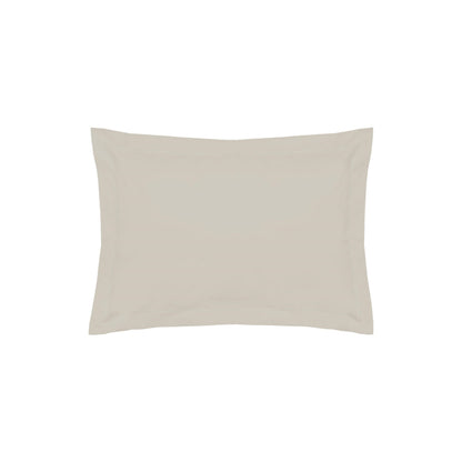 Oyster - Front - Belledorm 200 Thread Count Egyptian Cotton Oxford Pillowcase