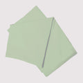 Mint - Front - Belledorm 200 Thread Count Cotton Percale Flat Sheet