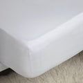 White - Back - Belledorm 200 Thread Count Cotton Percale Ultra Deep Fitted Sheet