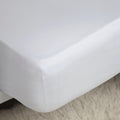 White - Back - Belledorm 200 Thread Count Cotton Percale Extra Deep Fitted Sheet