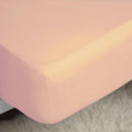Pink - Front - Belledorm 200 Thread Count Cotton Percale Deep Fitted Sheet