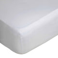 White - Back - Belledorm Cotton Sateen 1000 Thread Count Extra Deep Fitted Sheet