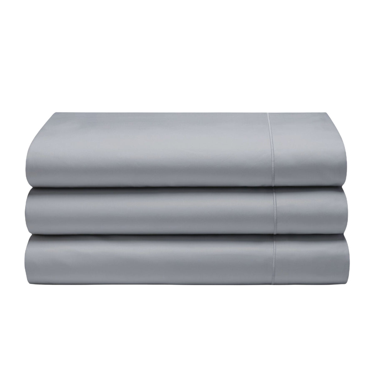 Platinum - Front - Belledorm Cotton Sateen 1000 Thread Count Flat Sheet