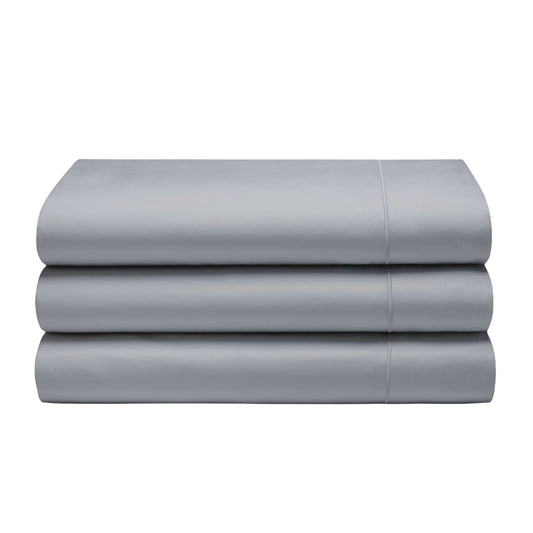 Platinum - Front - Belledorm Cotton Sateen 1000 Thread Count Flat Sheet