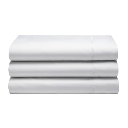 White - Front - Belledorm Cotton Sateen 1000 Thread Count Flat Sheet
