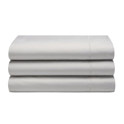 Ivory - Front - Belledorm Cotton Sateen 1000 Thread Count Flat Sheet