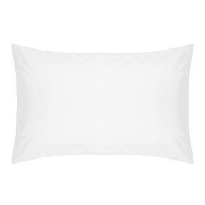 White - Front - Belledorm Cotton Percale Housewife Pillowcase Pair