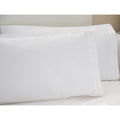 White - Back - Belledorm Cotton Percale Housewife Pillowcase Pair