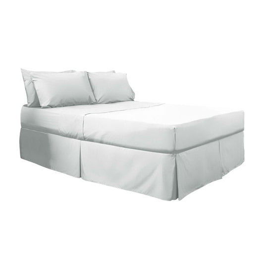 White - Front - Belledorm 200 Thread Count Egyptian Blend Platform Valance