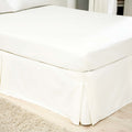 White - Back - Belledorm 200 Thread Count Egyptian Blend Platform Valance