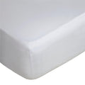 White - Back - Belledorm 400 Thread Count Egyptian Cotton Fitted Sheet