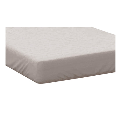 Oyster - Back - Belledorm 400 Thread Count Egyptian Cotton Fitted Sheet