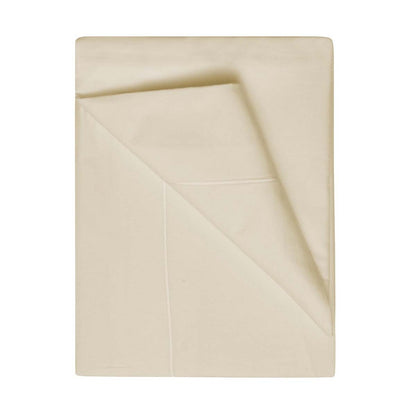 Cream - Front - Belledorm 400 Thread Count Egyptian Cotton Flat Sheet