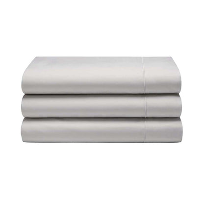Ivory - Back - Belledorm 400 Thread Count Egyptian Cotton Flat Sheet