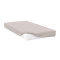 Oyster - Front - Belledorm 400 Thread Count Egyptian Cotton Extra Deep Fitted Sheet