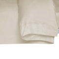 Cream - Back - Belledorm 400 Thread Count Egyptian Cotton Oxford Duvet Cover