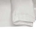 Ivory - Back - Belledorm 400 Thread Count Egyptian Cotton Oxford Duvet Cover