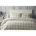Cream - Back - Belledorm Aspen Duvet Cover Set