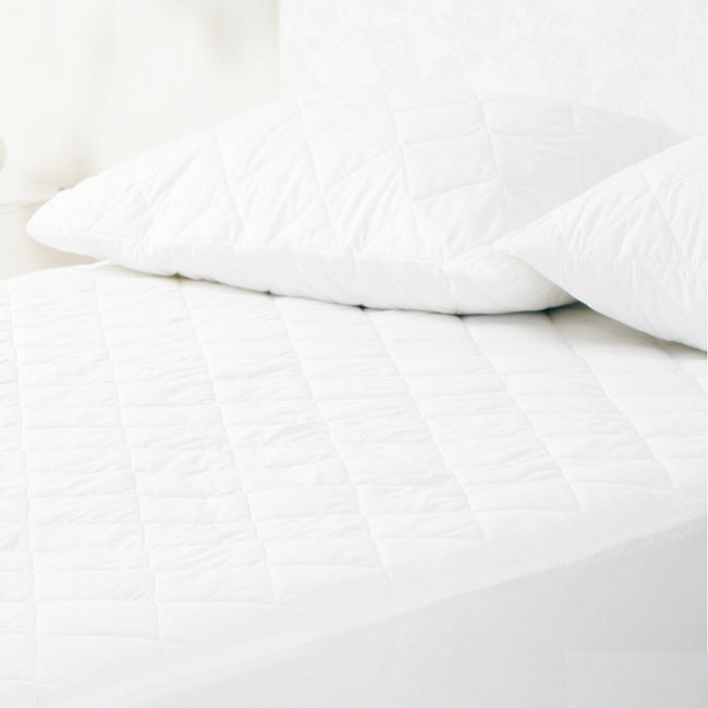 White - Front - Belledorm Cotton Pillow Protector