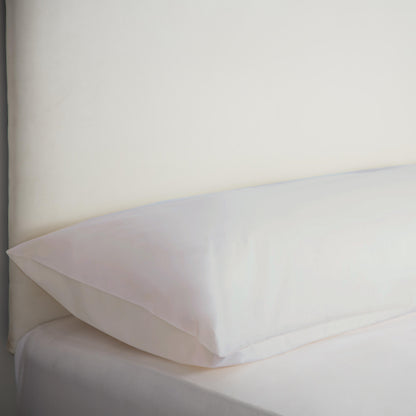 White - Front - Belladorm Easycare Percale Bolster Pillowcase