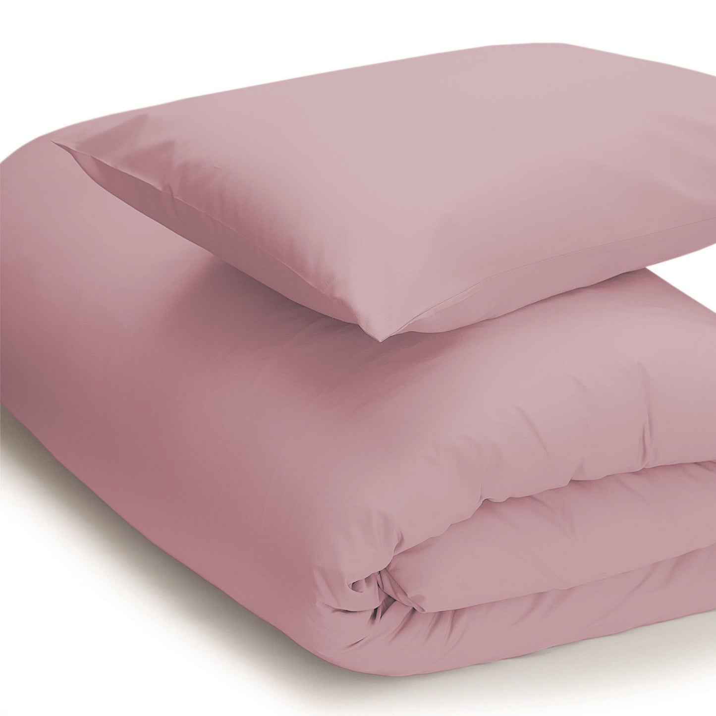 Blush - Front - Belledorm Easycare Percale Duvet Cover