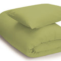 Olive - Front - Belledorm Easycare Percale Duvet Cover