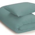 Teal - Front - Belledorm Easycare Percale Duvet Cover