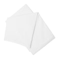 White - Front - Belledorm Easycare Percale Flat Sheet