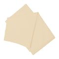 Cream - Front - Belledorm Easycare Percale Flat Sheet