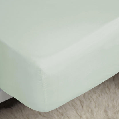 Olive - Front - Belledorm Easycare Percale Fitted Sheet