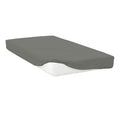 Grey - Front - Belledorm Easycare Percale Fitted Sheet