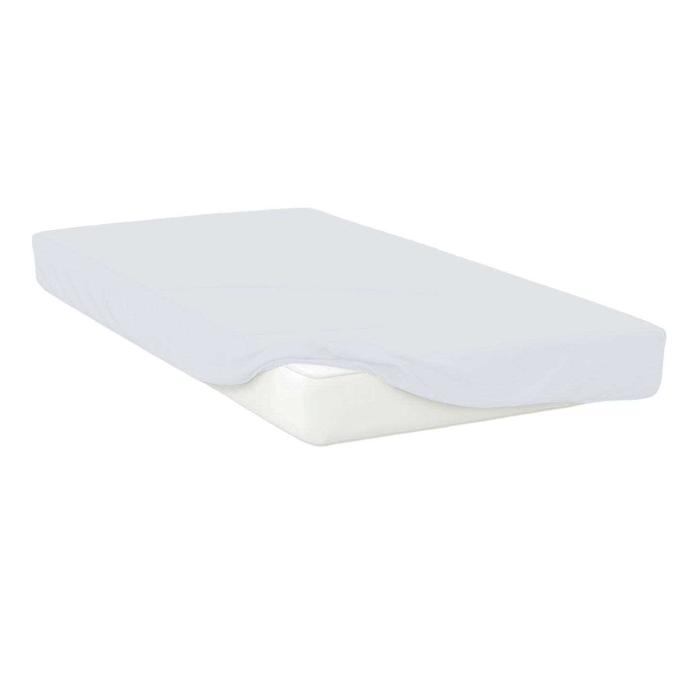 Cloud - Front - Belledorm Easycare Percale Fitted Sheet