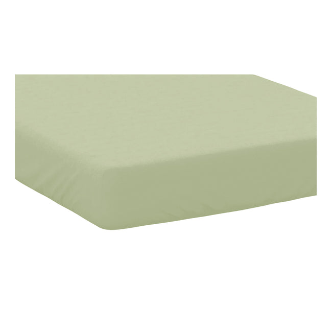 Green Apple - Back - Belledorm Easycare Percale Fitted Sheet