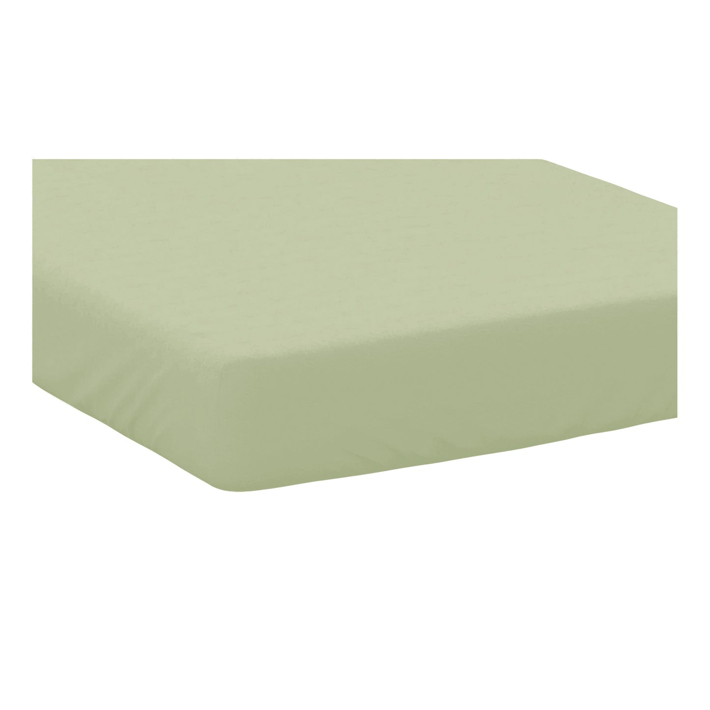 Green Apple - Back - Belledorm Easycare Percale Fitted Sheet