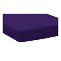 Mauve - Side - Belledorm Easycare Percale Fitted Sheet