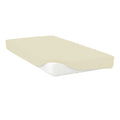 Cream - Front - Belledorm Easycare Percale Fitted Sheet