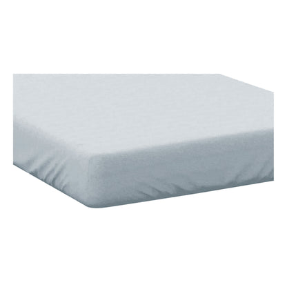 Duck Egg Blue - Back - Belledorm Easycare Percale Extra Deep Fitted Sheet