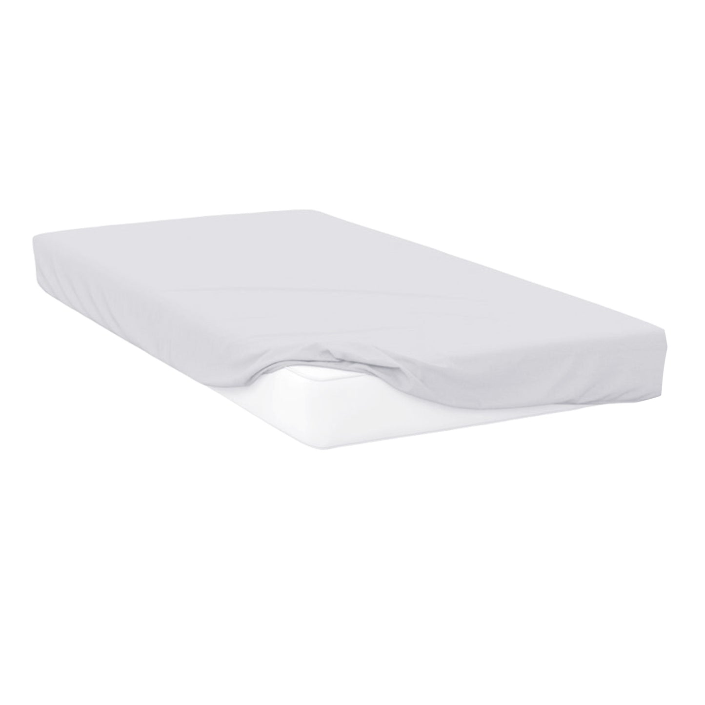 White - Front - Belledorm Easycare Percale Extra Deep Fitted Sheet