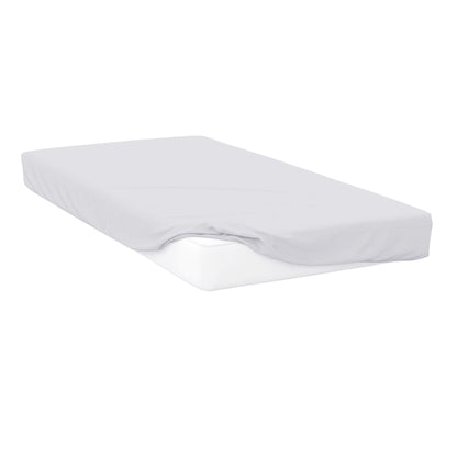 White - Front - Belledorm Easycare Percale Extra Deep Fitted Sheet