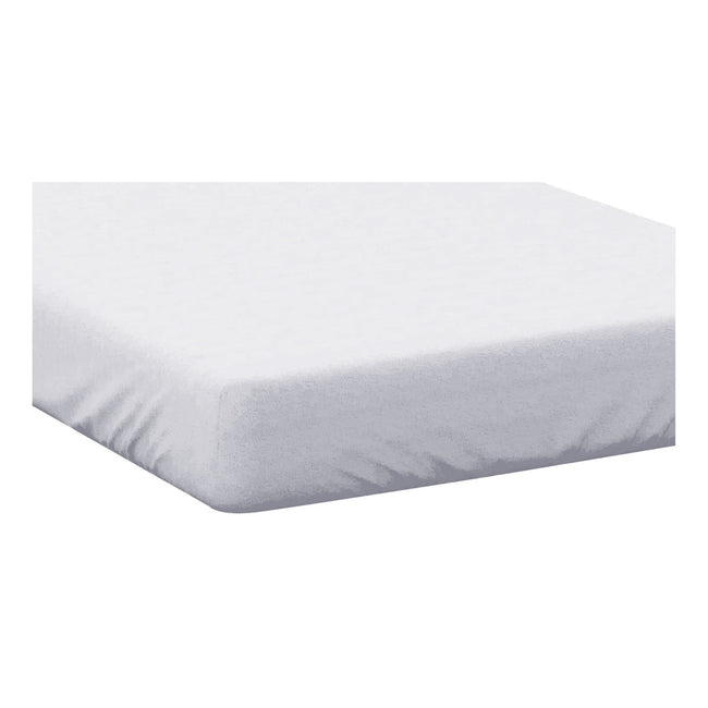 White - Side - Belledorm Easycare Percale Extra Deep Fitted Sheet