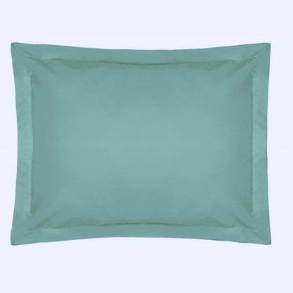 Teal - Front - Belledorm Easycare Percale Oxford Pillowcase