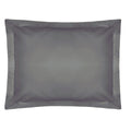Grey - Front - Belledorm Easycare Percale Oxford Pillowcase
