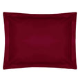 Red - Front - Belledorm Easycare Percale Oxford Pillowcase