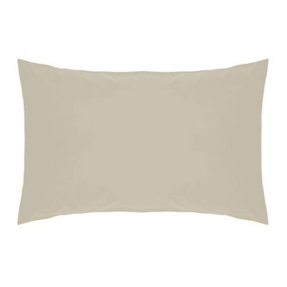 Mushroom - Front - Belledorm Easycare Percale Housewife Pillowcase
