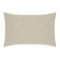 Mushroom - Front - Belledorm Easycare Percale Housewife Pillowcase