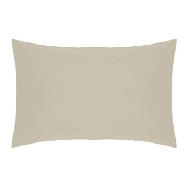 Mushroom - Front - Belledorm Easycare Percale Housewife Pillowcase